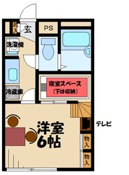 レオパレスリバーサイド住吉の物件間取画像